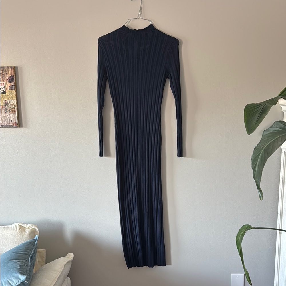 Abercrombie & Fitch Black Long Sleeve Bodycon Dress